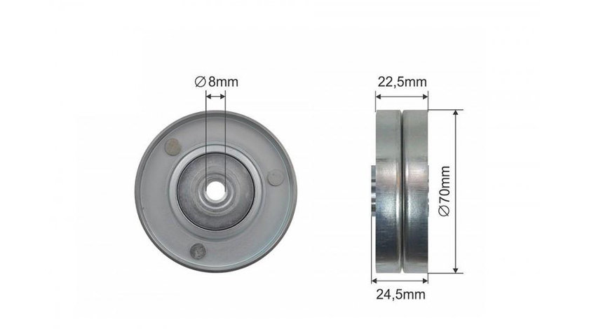 Rola ghidaj curea transmisie BMW Seria 7 (2001-2BMW Seria 3 (1998-2005) [E46] #1 408-98