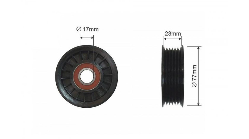 Rola ghidaj curea transmisie Ford Mustang (1999-2004) #1 24507684