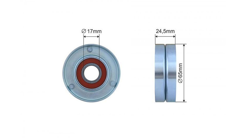 Rola ghidaj curea transmisie Skoda Octavia 3 (2012->)[5Skoda Fabia 1(1999-2008)[6Y2] #1 500514