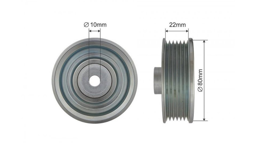 Rola ghidaj curea transmisie Toyota Corolla Verso (2004-2009)[ZER_Toyota Avensis (1997-2003)[_T22_] #1 500367