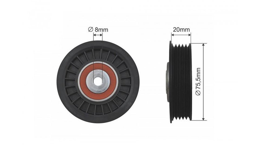 Rola ghidaj curea transmisie Volkswagen Passat B5(1996-2005) #1 038903315D