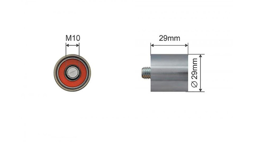 Rola ghidaj curea transmisie Volkswagen Passat B5(1996-2005) #1 65-00