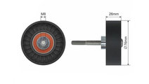 Rola ghidaj curea transmisie Volvo S80 1 (1998-200...