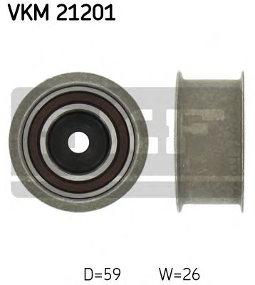 Rola ghidare/conducere, curea distributie AUDI A6 (4A, C4) (1994 - 1997) SKF VKM 21201 piesa NOUA