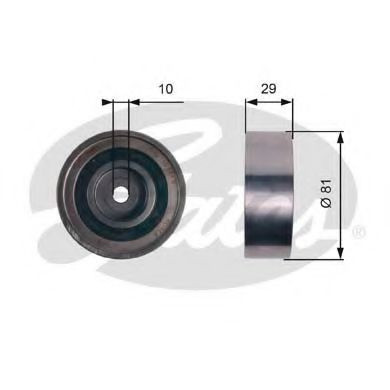 Rola ghidare/conducere, curea distributie AUDI Q5 (8R) (2008 - 2016) GATES T42305 piesa NOUA