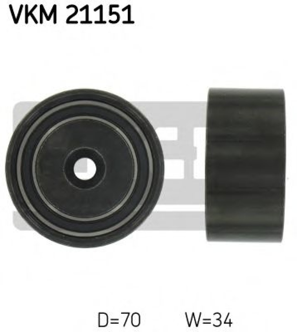 Rola ghidare/conducere, curea distributie AUDI ALLROAD (4BH, C5) (2000 - 2005) SKF VKM 21151 piesa NOUA