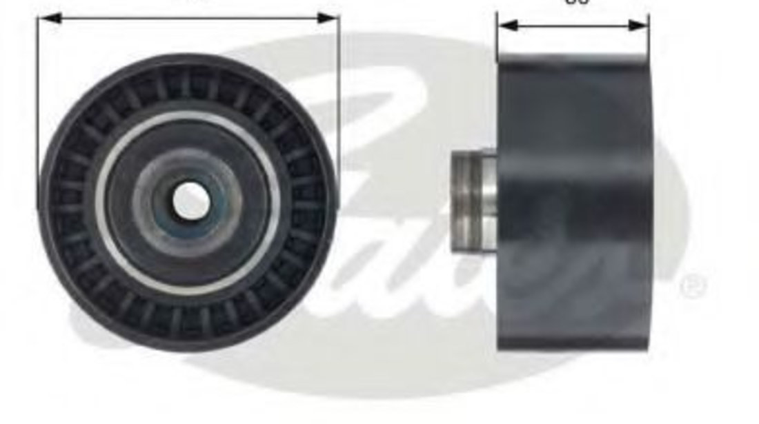 Rola ghidare/conducere, curea distributie CITROEN BERLINGO caroserie (M) (1996 - 2016) GATES T42191 piesa NOUA