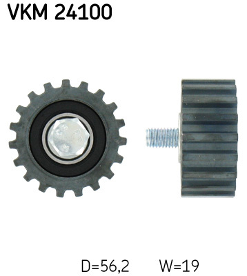 Rola ghidare/conducere, curea distributie dreapta (VKM24100 SKF) FORD,MAZDA