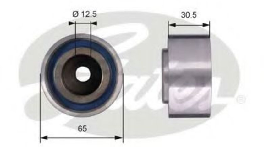 Rola ghidare/conducere, curea distributie FIAT DOBLO Microbus (223, 119) (2001 - 2016) GATES T42061 piesa NOUA