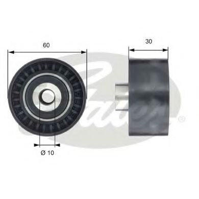 Rola ghidare/conducere, curea distributie FORD MONDEO IV Turnier (BA7) (2007 - 2016) GATES T42199 pi...