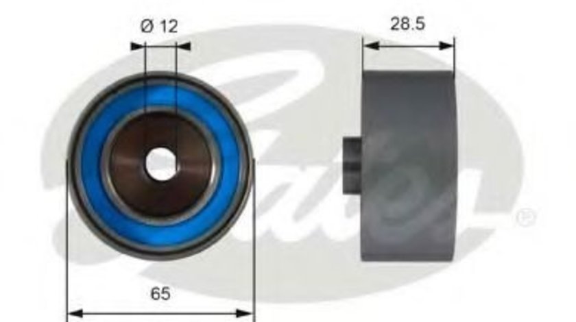 Rola ghidare/conducere, curea distributie HONDA CIVIC VII Hatchback (EU, EP, EV) (1999 - 2006) GATES T42081 piesa NOUA