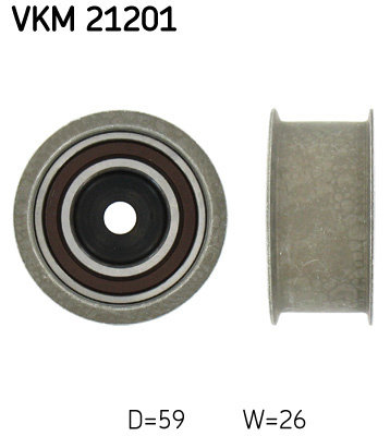 Rola ghidare/conducere, curea distributie inferior dreapta (VKM21201 SKF) AUDI
