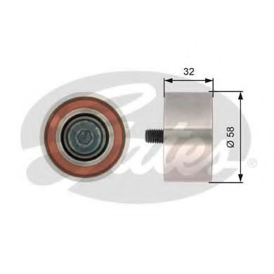 Rola ghidare/conducere, curea distributie KIA CEED Hatchback (ED) (2006 - 2012) GATES T42141 piesa N...