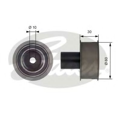 Rola ghidare/conducere, curea distributie NISSAN PRIMERA Hatchback (P11) (1996 - 2002) GATES T42136 piesa NOUA
