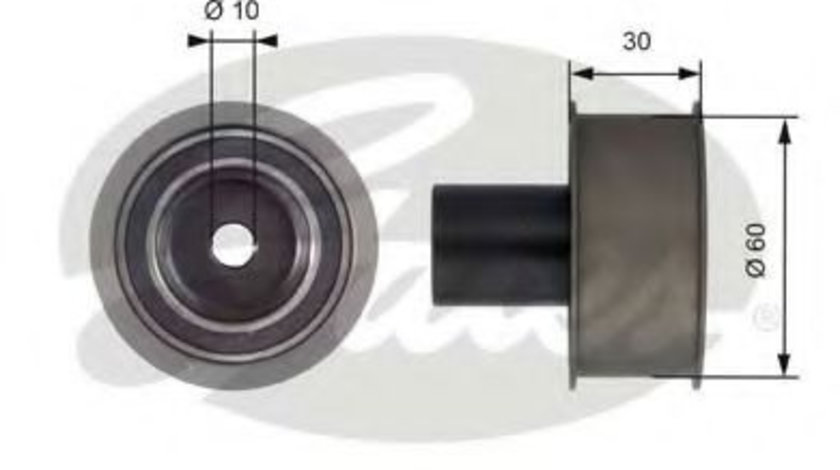 Rola ghidare/conducere, curea distributie NISSAN PRIMERA Break (WP11) (1996 - 2002) GATES T42136 piesa NOUA