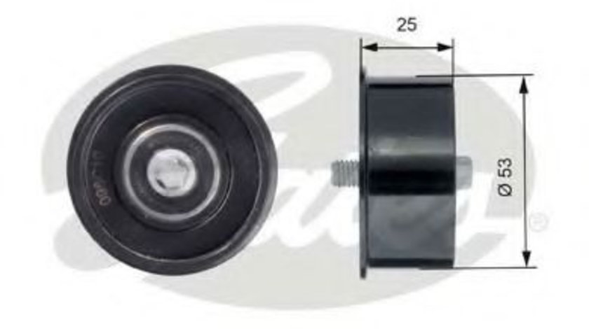 Rola ghidare/conducere, curea distributie OPEL ASTRA G Combi (F35) (1998 - 2009) GATES T42122 piesa NOUA