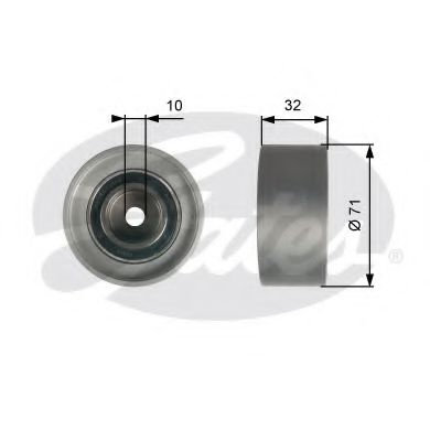 Rola ghidare/conducere, curea distributie RENAULT LAGUNA I (B56, 556) (1993 - 2001) GATES T42094 pie...