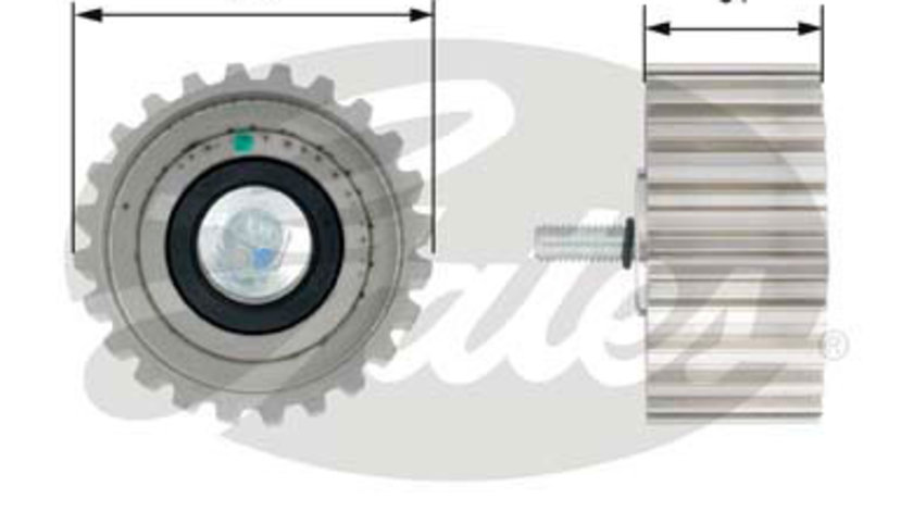 Rola ghidare/conducere, curea distributie (T42183 GAT) FIAT,IVECO,KARSAN