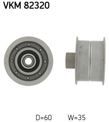 Rola ghidare/conducere, curea distributie (VKM82320 SKF) LDV,NISSAN