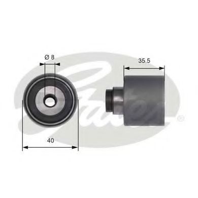 Rola ghidare/conducere, curea distributie VW BORA (1J2) (1998 - 2005) GATES T41229 piesa NOUA