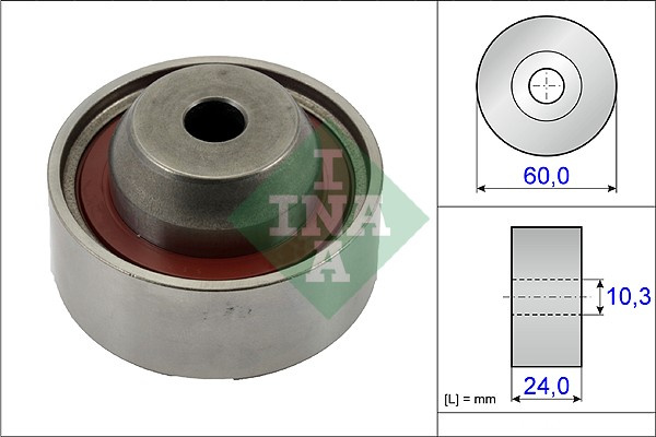 Rola ghidare/conducere, curea distributie (532067410 INA) MITSUBISHI