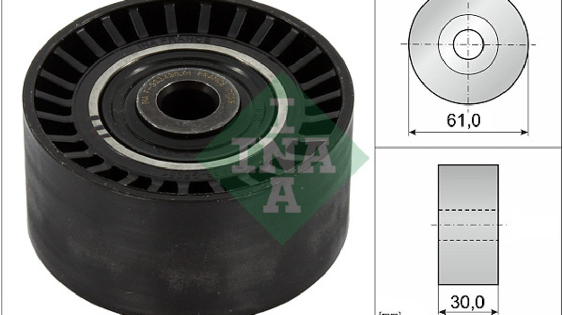 Rola ghidare/conducere, curea distributie (532062410 INA) Citroen,DS,FIAT,FORD,MAZDA,MITSUBISHI,OPEL,PEUGEOT,TOYOTA,VAUXHALL,VOLVO