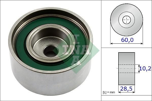 Rola ghidare/conducere, curea distributie (532059910 INA) FIAT,MITSUBISHI