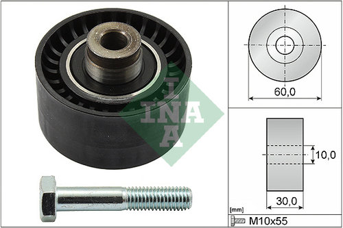 Rola ghidare/conducere, curea distributie (532002010 INA) Citroen,FIAT,LANCIA,NISSAN,PEUGEOT,ROVER