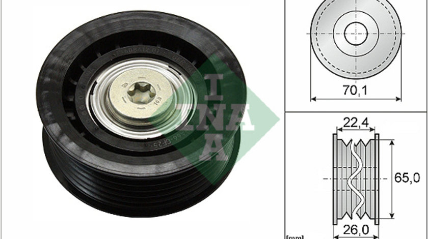 Rola ghidare/conducere, curea transmisie (532047110 INA) FORD,JAGUAR