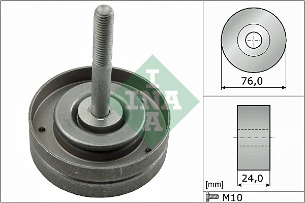 Rola ghidare/conducere, curea transmisie (532050010 INA) SEAT,SKODA,VW