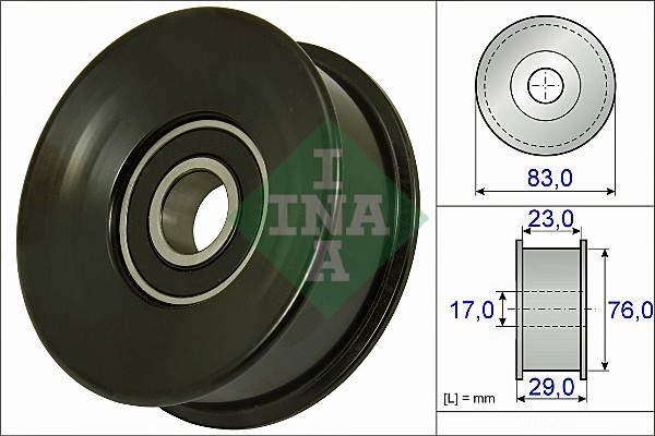 Rola ghidare/conducere, curea transmisie (532073010 INA) LAND ROVER