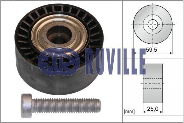 Rola ghidare/conducere, curea transmisie (55941 EVR) Citroen,FIAT,PEUGEOT