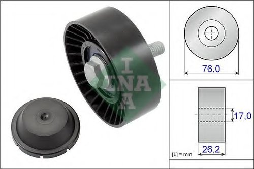 Rola ghidare/conducere, curea transmisie AUDI A1 (8X1, 8XK, 8XF) (2010 - 2016) INA 532 0632 10 piesa...