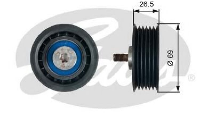 Rola ghidare/conducere, curea transmisie AUDI A6 Allroad (4GH, 4GJ) (2012 - 2016) GATES T38099 piesa NOUA