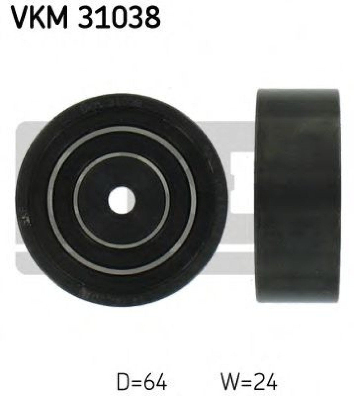 Rola ghidare/conducere, curea transmisie AUDI A6 (4B2, C5) (1997 - 2005) SKF VKM 31038 piesa NOUA