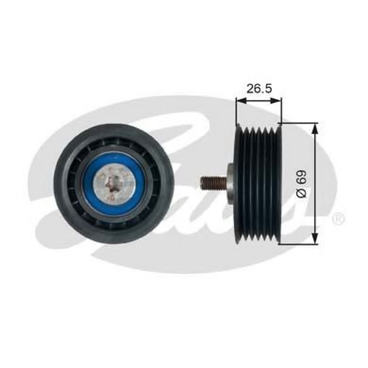 Rola ghidare/conducere, curea transmisie AUDI A7 Sportback (4GA, 4GF) (2010 - 2016) GATES T38099 piesa NOUA