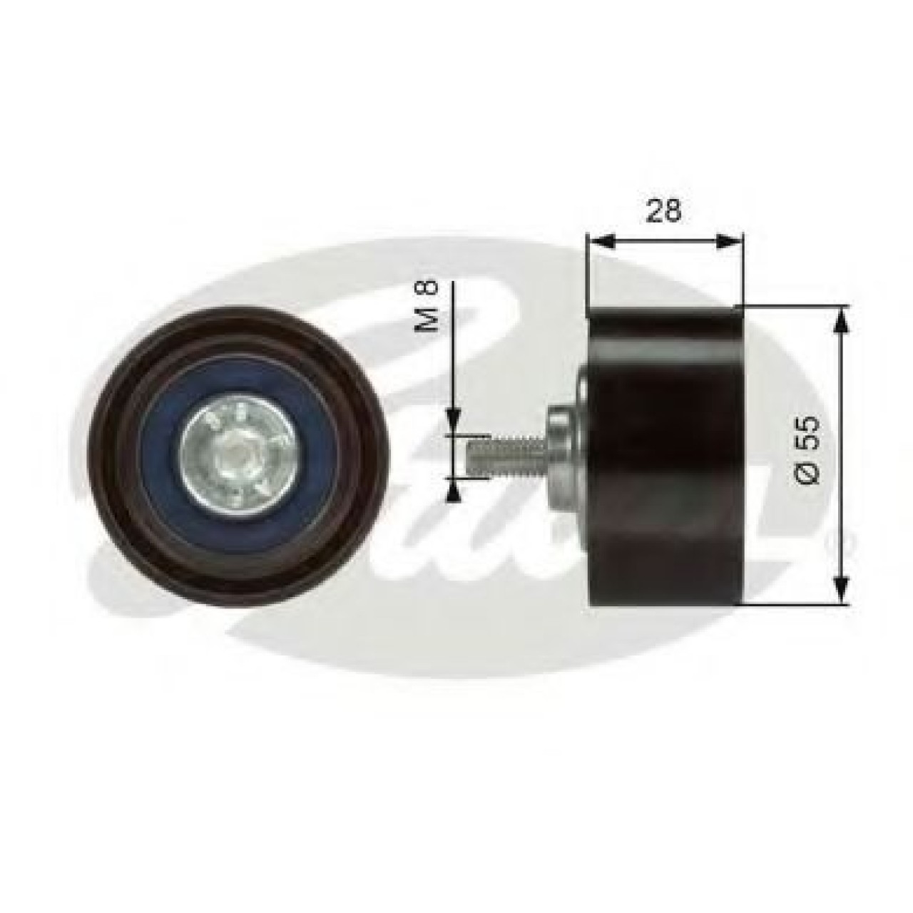 Rola ghidare/conducere, curea transmisie BMW X1 (E84) (2009 - 2015) GATES T36373 piesa NOUA