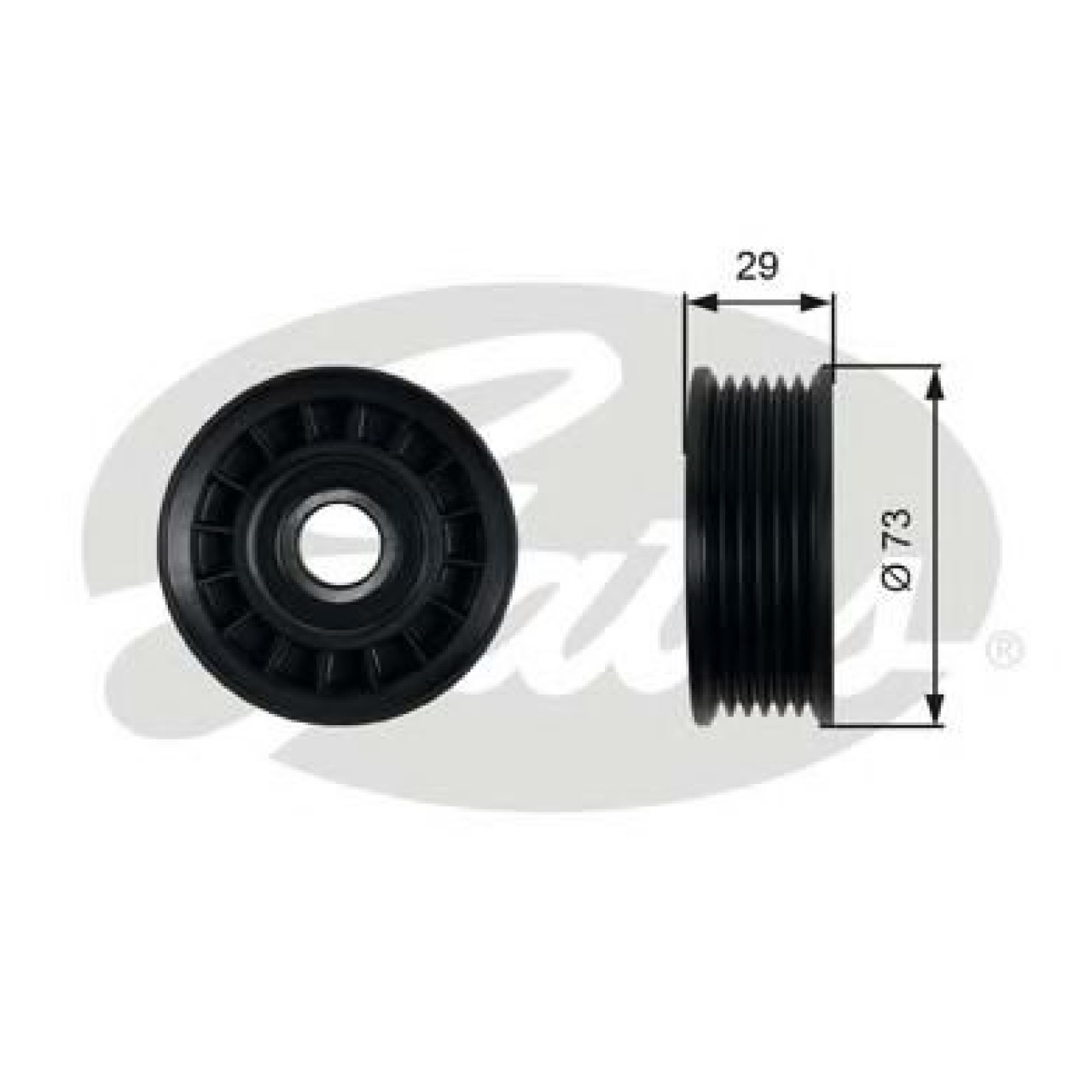 Rola ghidare/conducere, curea transmisie FORD C-MAX II (DXA) (2010 - 2016) GATES T36398 piesa NOUA