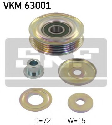 Rola ghidare/conducere, curea transmisie HONDA HR-V (GH) (1999 - 2006) SKF VKM 63001 piesa NOUA
