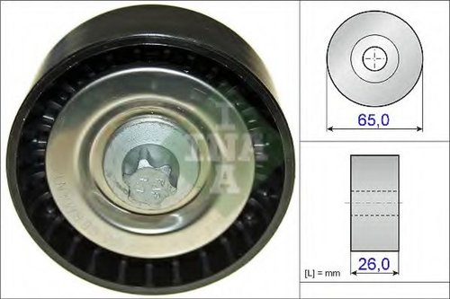 Rola ghidare/conducere, curea transmisie JEEP COMPASS (MK49) (2006 - 2016) INA 532 0570 10 piesa NOU...
