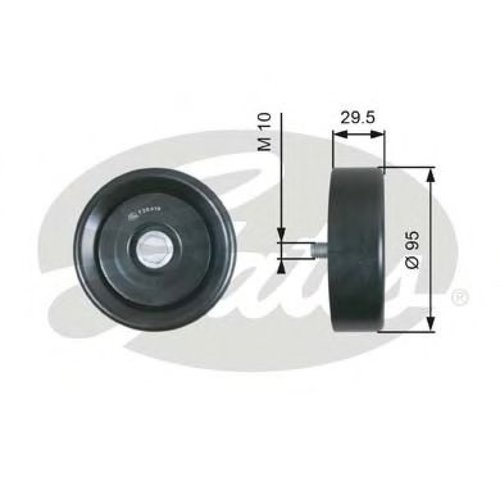 Rola ghidare/conducere, curea transmisie KIA CEED Hatchback (ED) (2006 - 2012) GATES T36419 piesa NO...