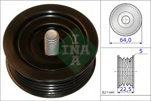 Rola ghidare/conducere, curea transmisie KIA SOUL (AM) (2009 - 2013) INA 532 0642 10 piesa NOUA