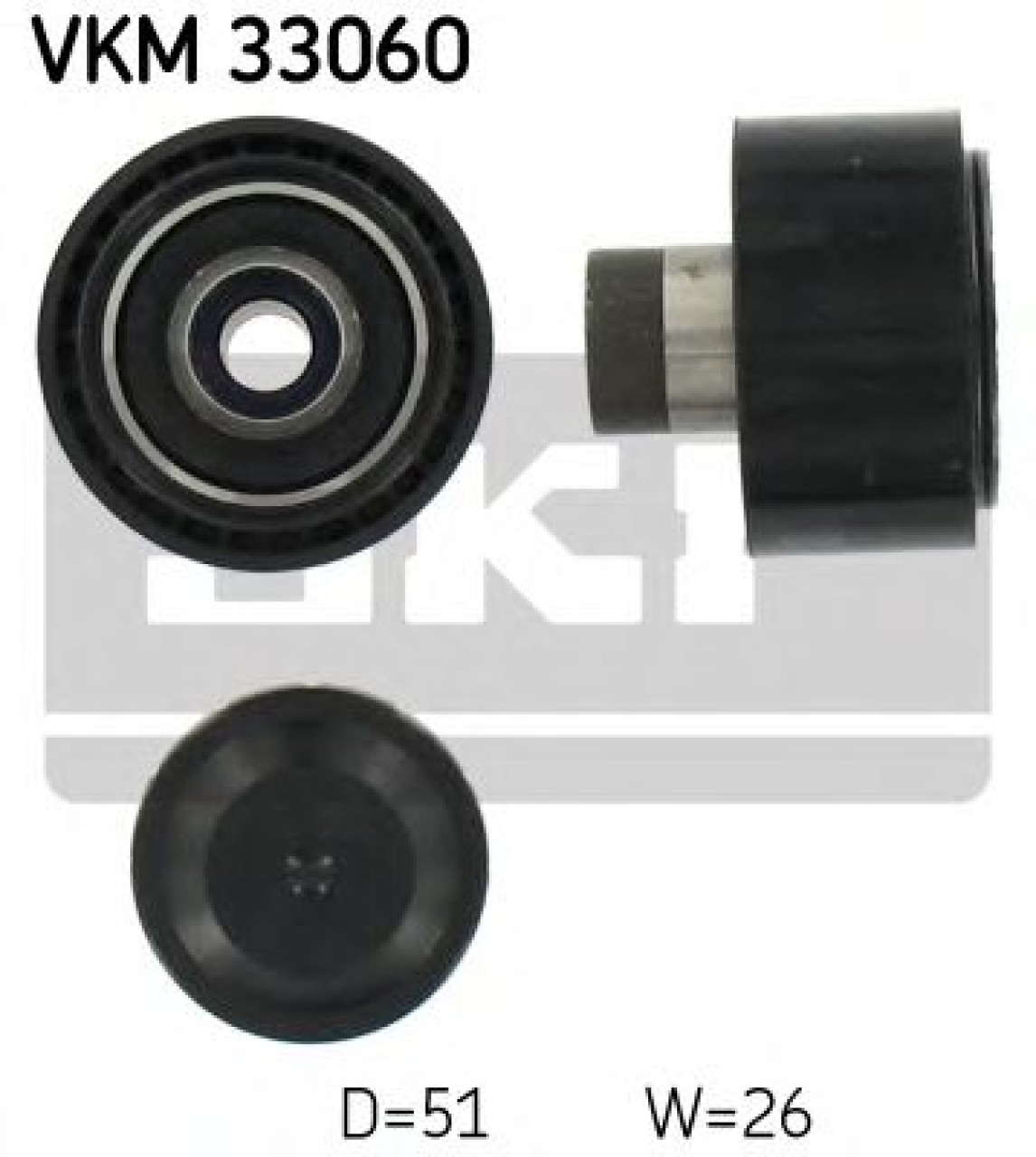 Rola ghidare/conducere, curea transmisie MAZDA 2 (DY) (2003 - 2016) SKF VKM 33060 piesa NOUA