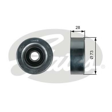 Rola ghidare/conducere, curea transmisie MAZDA 2 (DE) (2007 - 2015) GATES T36418 piesa NOUA