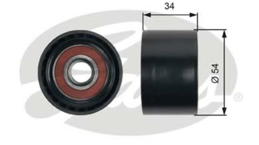 Rola ghidare/conducere, curea transmisie MERCEDES G-CLASS Cabrio (W463) (1989 - 2016) GATES T36453 piesa NOUA