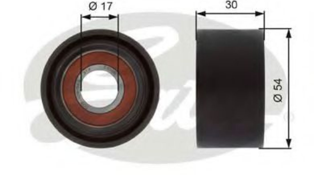 Rola ghidare/conducere, curea transmisie MERCEDES GLK-CLASS (X204) (2008 - 2016) GATES T36375 piesa NOUA