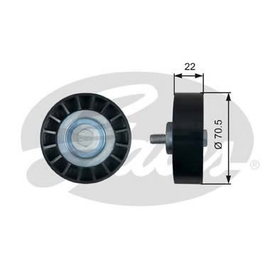 Rola ghidare/conducere, curea transmisie PEUGEOT BOXER bus (2006 - 2016) GATES T36607 piesa NOUA