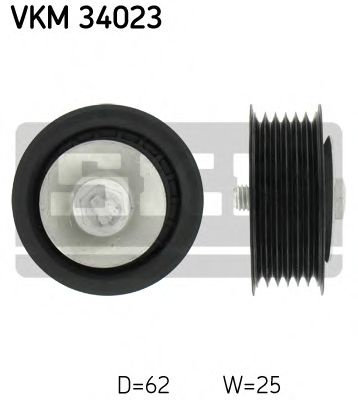 Rola ghidare/conducere, curea transmisie SAAB 9-3 (YS3D) (1998 - 2003) SKF VKM 34023 piesa NOUA