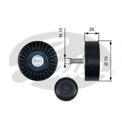 Rola ghidare/conducere, curea transmisie VW TOURAN (1T3) (2010 - 2015) GATES T36485 piesa NOUA