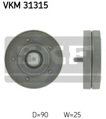 Rola ghidare/conducere, curea transmisie VW MULTIVAN V (7HM, 7HN, 7HF, 7EF, 7EM, 7EN) (2003 - 2015) ...